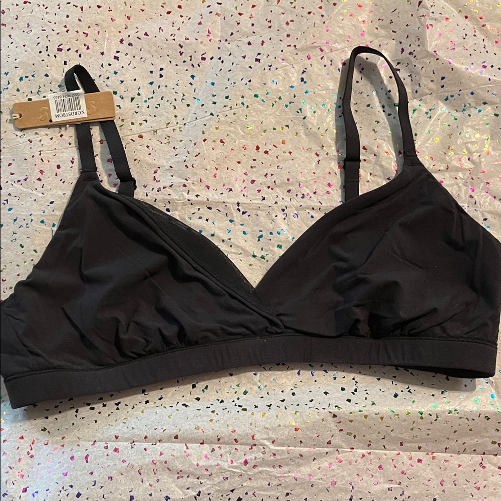 SKIMS Black Triangle Bralette